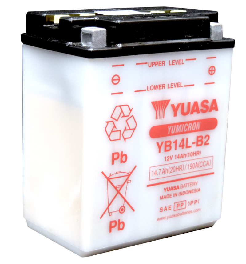 Yuasa Battery Yuasa YB14L-B2Yumicron CX 12 Volt Battery YUAM2214BIND YUAM2214BIND User 1