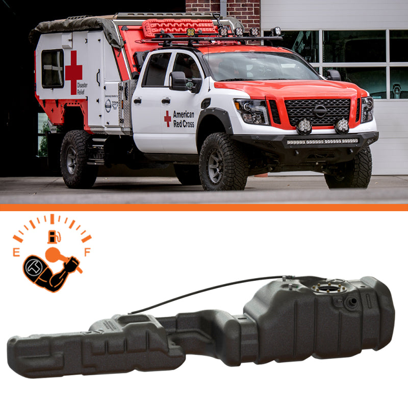 Titan Fuel Tanks 16-19 Nissan Titan XD 50 Gal Extra HD Cross-Linked PE XXL Mid-Ship Tank 6ft 7in Bed 7040216 7040216 User 1