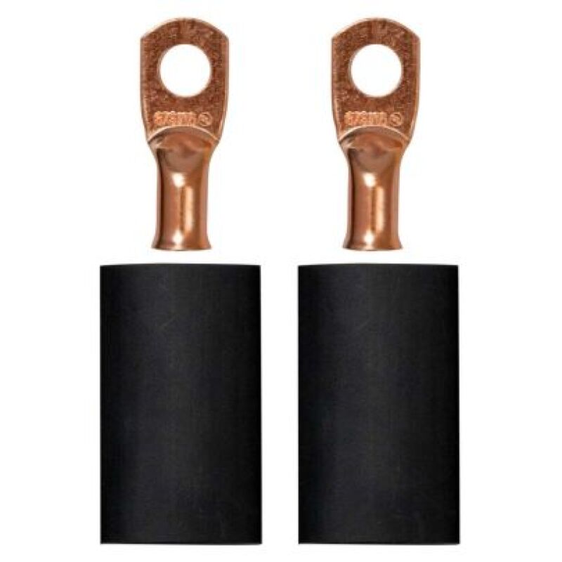 Moroso 5/16in Dia Stud 6 GA Wire Crimp/Solder Battery Cable Terminal Kit (2 Pack) 74163 74163 User 1