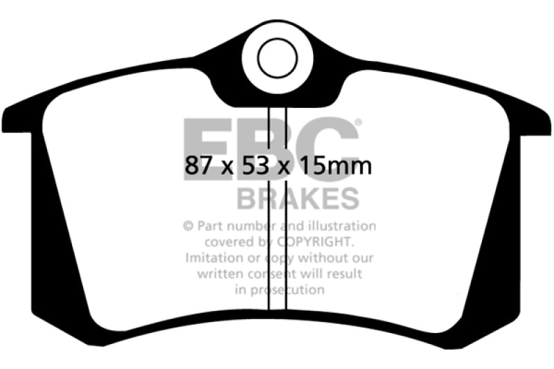 EBC Disc Brake Pad Set DP3680C Photo - Primary