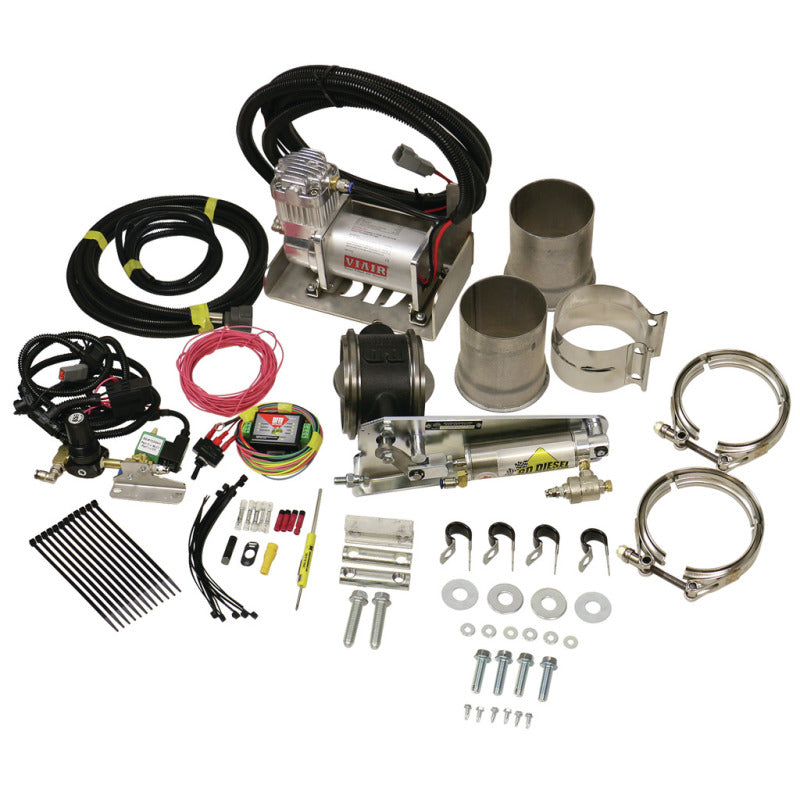 BD Diesel Exhaust Brake - Universal 4.0in c/w Air Compressor 1028140 1028140 Photo - Primary