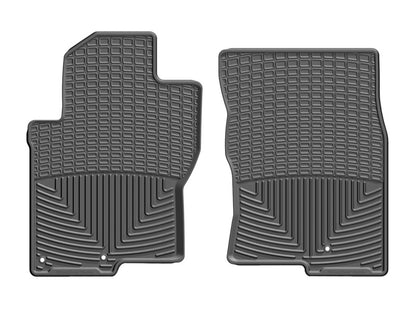 WeatherTech 2008 Nissan Frontier King Cab/Crew Cab Front Rubber Mats - Black W458 W458 Photo - Primary