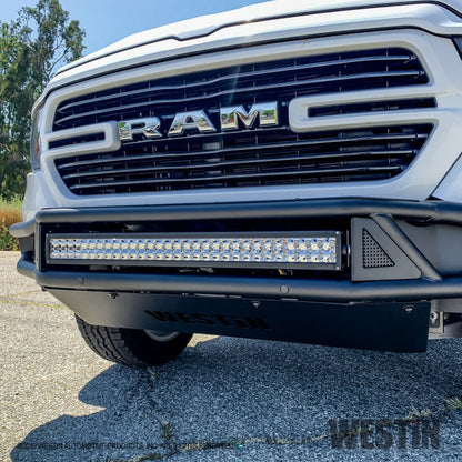 Westin 2019-2022 Ram 1500  Classic Outlaw Front Bumper - Textured Black 58-61075 58-61075 Photo - Mounted