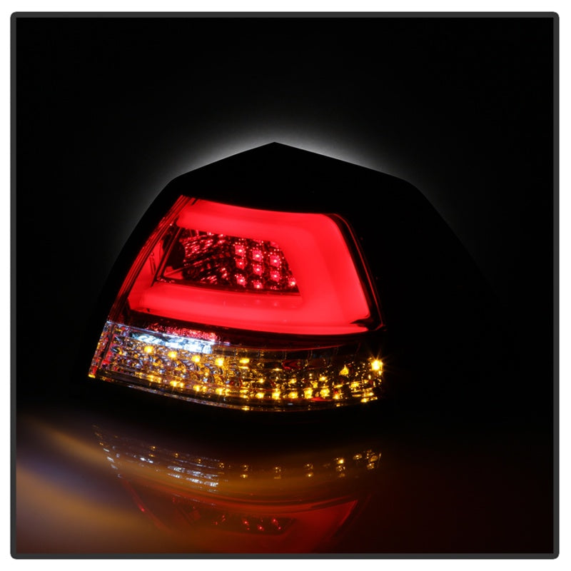 Spyder Pontiac G8 08-09 Version 2 Light Bar LED Tail Lights - Red Clear- ALT-YD-PG808V2-LB-RC 5086075 5086075 Photo - Unmounted