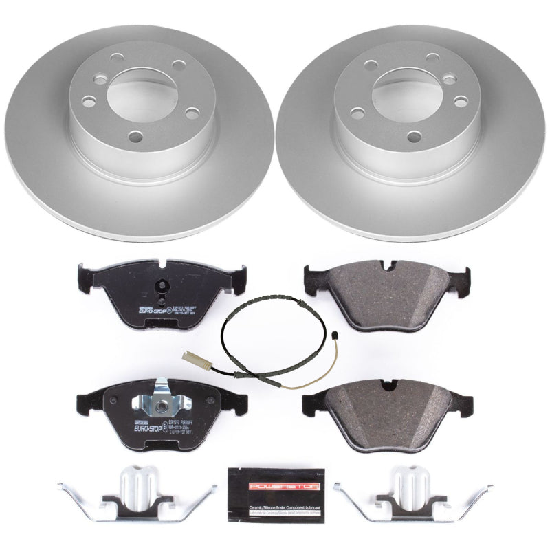 PowerStop Power Stop 11-12 BMW 328i xDrive Front Euro-Stop Brake Kit ESK6073 ESK6073 Photo - Primary
