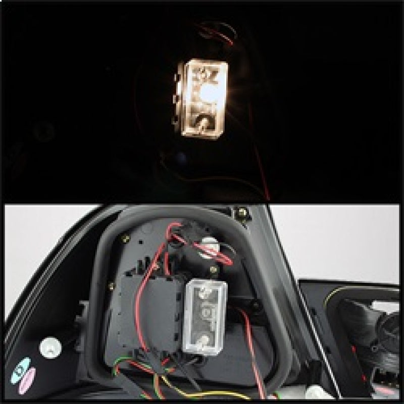 Spyder BMW E46 00-03 2Dr Coupe Light Bar LED Tail Lights Red Clear ALT-YD-BE4600-LBLED-RC 5073822 5073822 Photo - Unmounted