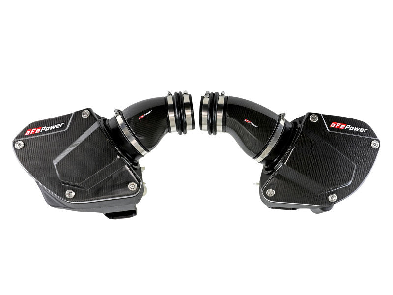 aFe Momentum Black Series Carbon Fiber Pro 5R Air Intake System BMW M5 (F90) 18-19 58-10005R 58-10005R Photo - Unmounted