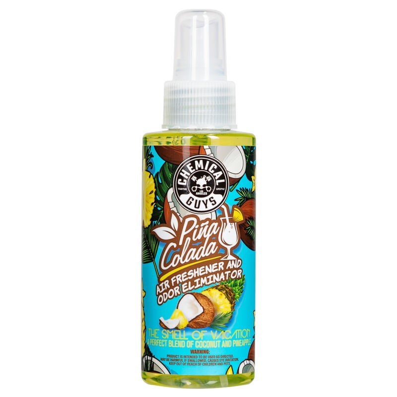 Chemical Guys Pina Colada Air Freshener & Odor Eliminator - 4oz (P12) AIR22904