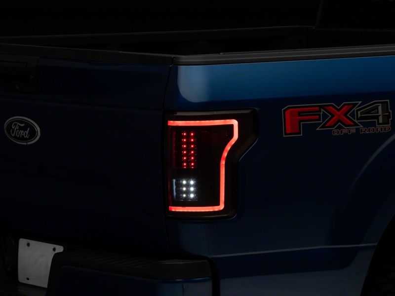 Raxiom 15-17 Ford F-150 LED Tail Lights w/ SEQL Turn Signals- Blk Housing (Clear Lens) T544625 T544625 Photo - Close Up