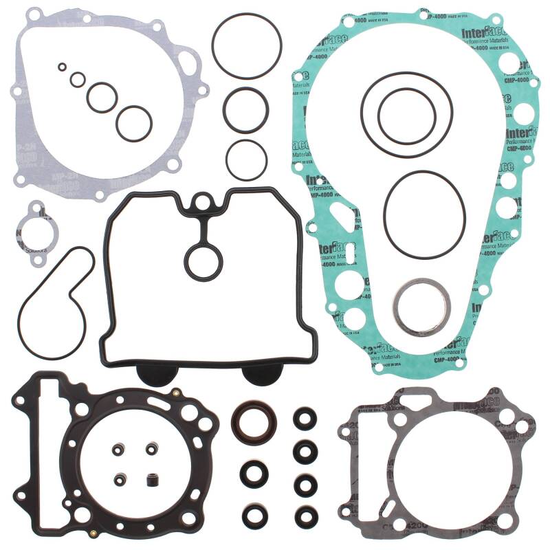 Vertex Pistons Vertex Gaskets 04-08 Arctic Cat 400 DVX Complete Gasket Kit w/ Oil Seals 811847 811847 Photo - Primary