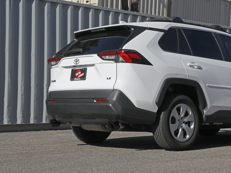 aFe POWER Takeda 19-21 Toyota RAV4 L4-2.5L 304SS CB Exhaust w/ Black Tips 49-36053-B 49-36053-B Photo - Mounted