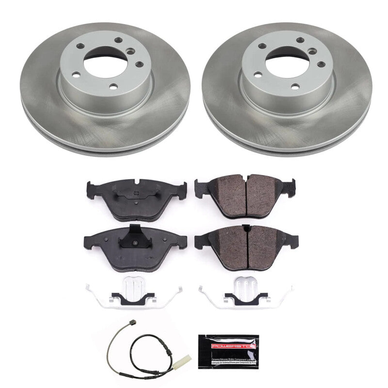 PowerStop Power Stop 11-13 BMW 328i Front Semi-Coated Rotor Kit SC8823 SC8823 Photo - Primary