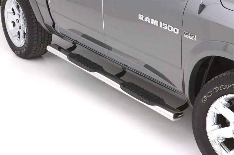 LUND 10-17 Dodge Ram 2500 Crew Cab 5in. Oval Straight SS Nerf Bars - Polished 23984003 23984003 Photo - Mounted