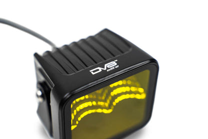 DV8 Offroad 3in Elite Series LED Amber Pod Light BE3EW40W-A BE3EW40W-A Photo - Unmounted