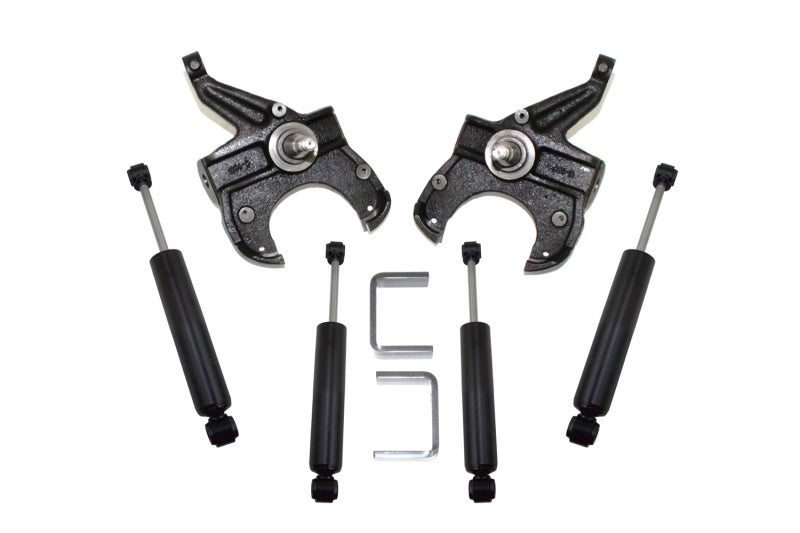 MaxTrac 73-87 Chevrolet C10 2WD 2.5in/5in Lowering Spindle Kit (1in Rotor) KS331135L KS331135L Photo - Primary