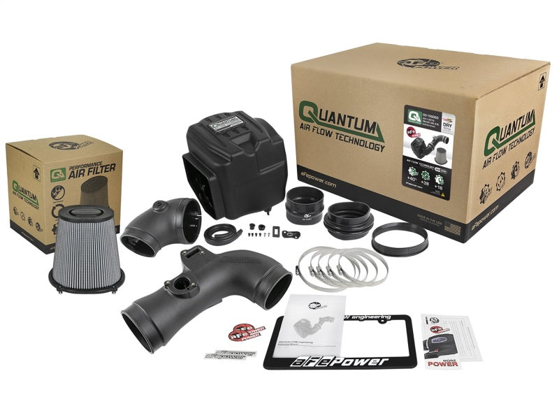 aFe Quantum Pro DRY S Cold Air Intake System 11-16 GM/Chevy Duramax V8 53-10006D Photo - Unmounted