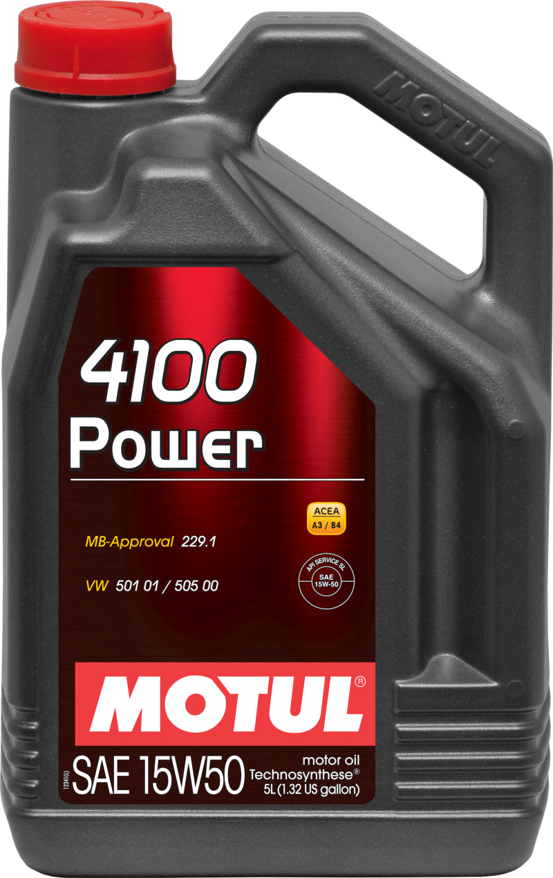 Motul 5L ENGINE OIL 4100 POWER 15W50 100273 Photo - Primary