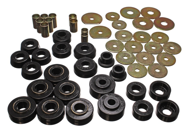 Energy Suspension Body Mount Set Black Chevrolet Biscayne All 1965-1970 3.4138G Photo - Primary