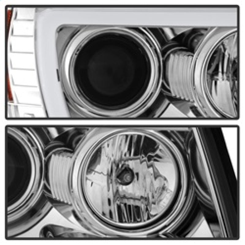 Spyder Toyota Tacoma 05-11 Projector Headlights - Light Bar DRL - Chrome PRO-YD-TT05V2-LB-C 5084668 5084668 Photo - Unmounted