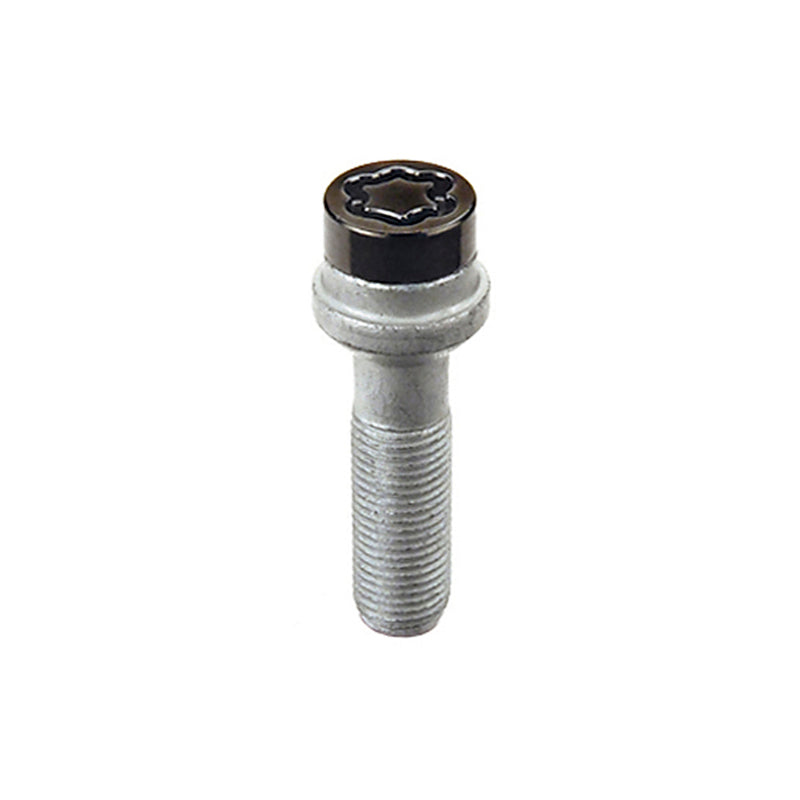 McGard Wheel Lock Bolt Set - 4pk. (Radius Seat) M14X1.5 / 17mm Hex / 45.0mm Shank Length - Black 28317 28317 Photo - Primary
