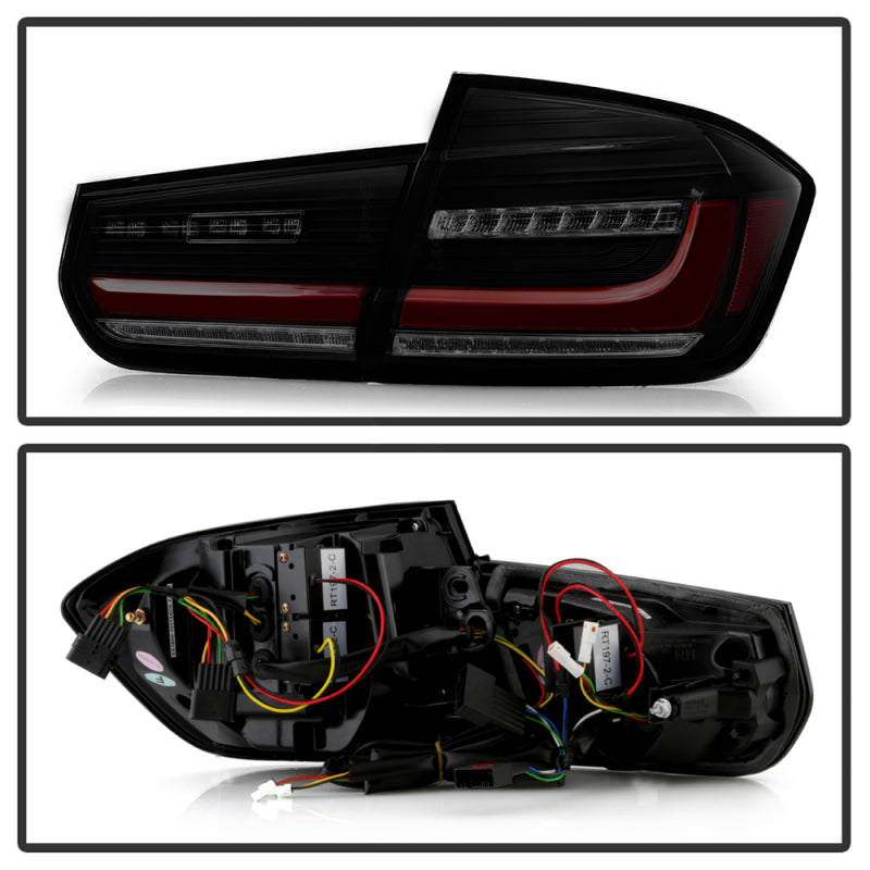 Spyder BMW 3 Series F30 2012-2018 Full LED Tail Lights (ALT-YD-BMWF3012-SEQ-BSM) - Black Smoke 5088314 5088314 User 1