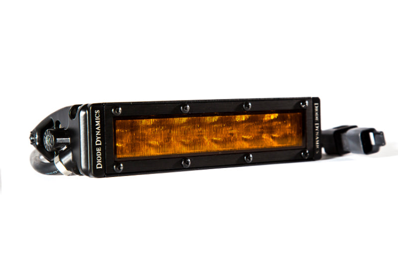 Diode Dynamics 6 In LED Light Bar Single Row Straight SS6 - Amber Wide Light Bar (Single) DD5044S DD5044S Photo - Primary