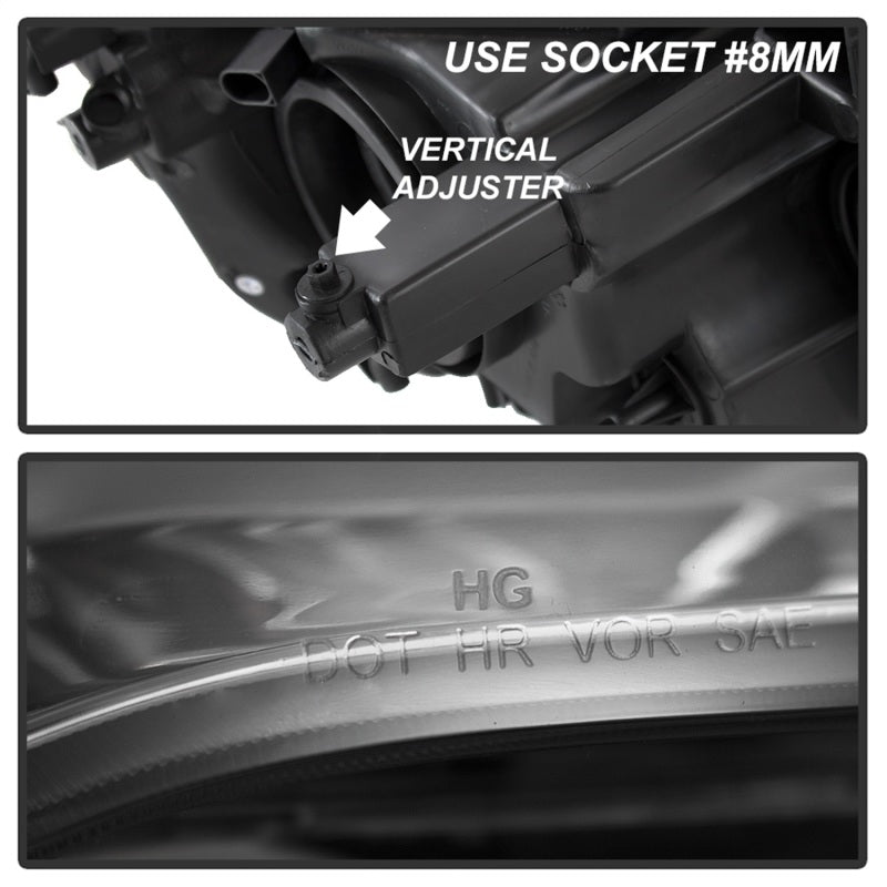 SPYDER xTune 11-17 Dodge Grand Caravan Driver Side Headlights - OEM Left (HD-JH-CHRTC08-OE-L) 9042515 9042515 Photo - Unmounted