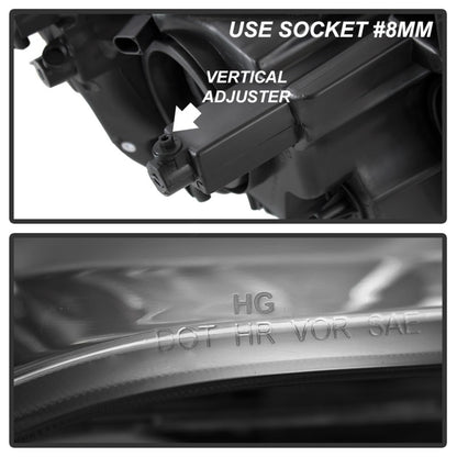SPYDER xTune 11-17 Dodge Grand Caravan Driver Side Headlights - OEM Left (HD-JH-CHRTC08-OE-L) 9042515 9042515 Photo - Unmounted