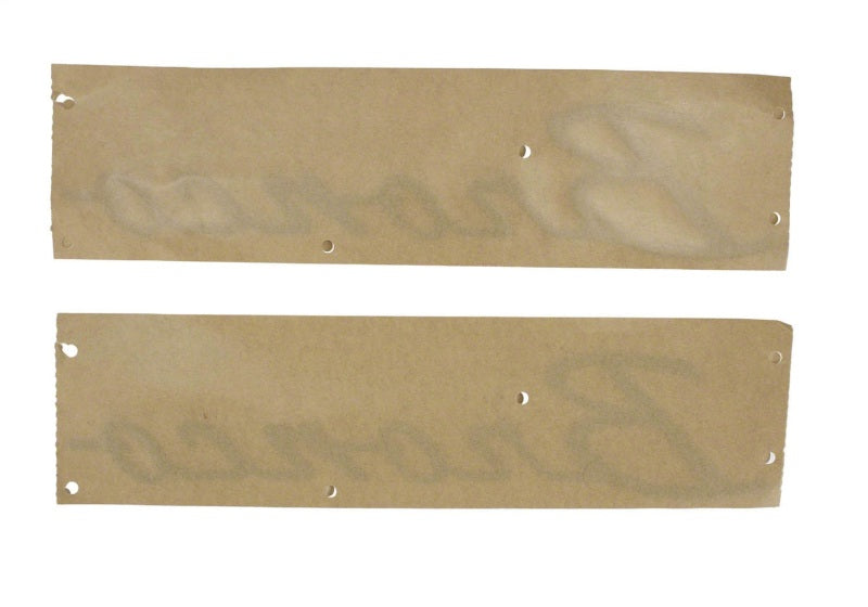 Ford Racing 21-23 Bronco Script Fender Badge - Silver M-1447-BSS M-1447-BSS Photo - Unmounted