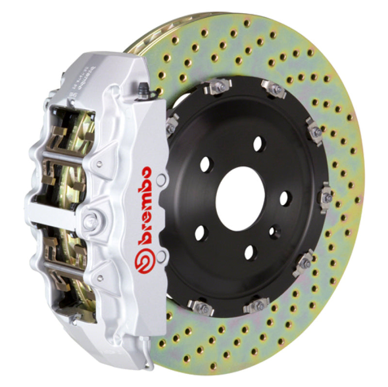 Brembo 22+ Land Cruiser/LX600 Front GT BBK 6 Piston Cast 2pc 380x34 2pc Rotor Drilled-Silver 1J1.9024A3