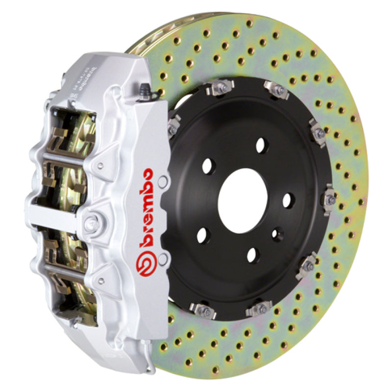 Brembo GT Brake Kit BMW 7-Series Front E65 E66 02-05 Drilled Silver 1G1.9007A3 Photo - Primary
