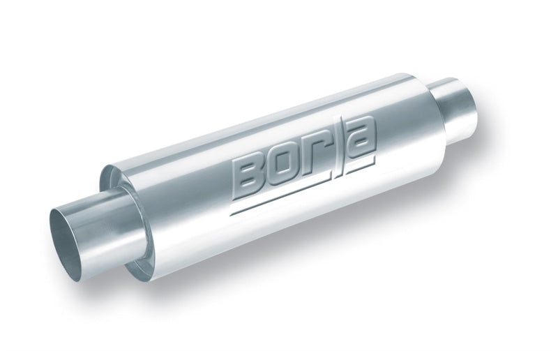 Borla XR-1 Racing Sportsman 3 inch Outlet / 3 inch Inlet Round Muffler 40085 40085 Photo - Primary