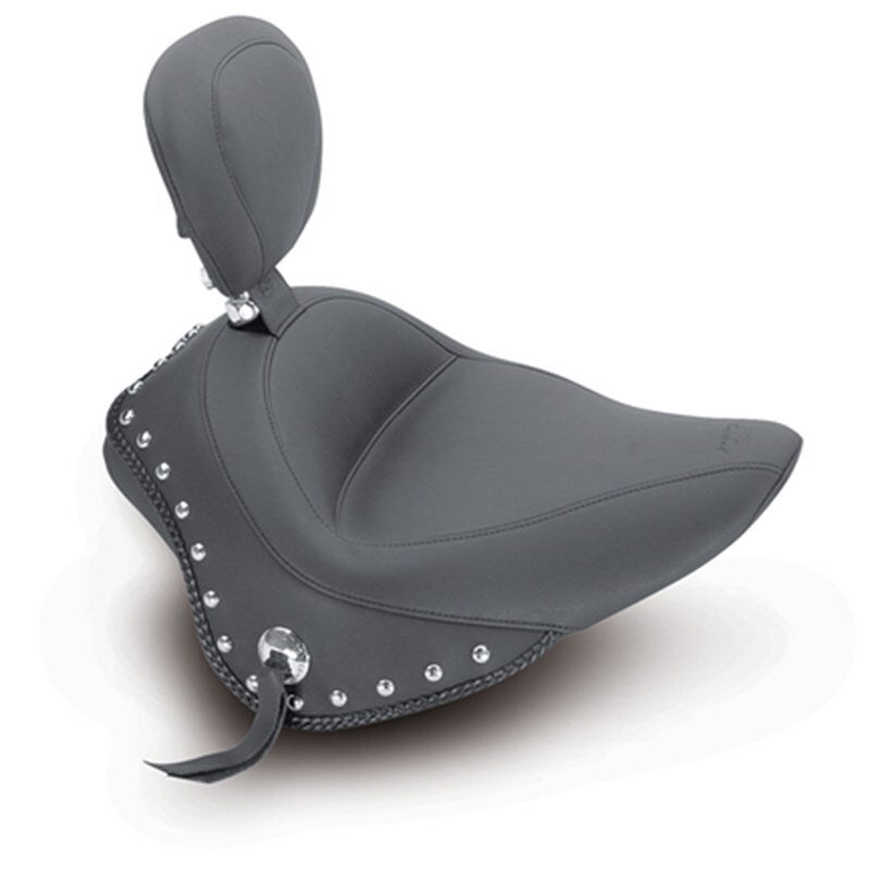 Mustang Motorcycle Wd Tr Stud Solo Seat W/Bckrst 79740 79740 User 1