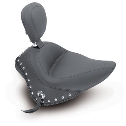 Mustang Motorcycle Wd Tr Stud Solo Seat W/Bckrst 79740 79740 User 1
