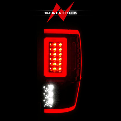 ANZO 19-22 Ford Ranger Full LED Taillights w/ Lightbar Sequential Signal Black Housing/Clear Lens 311446 311446 User 5
