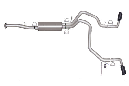Gibson 07-12 Chevrolet Avalanche LS 5.3L 2.25in Cat-Back Dual Extreme Exhaust - Black Elite 65572B 65572B Photo - Primary