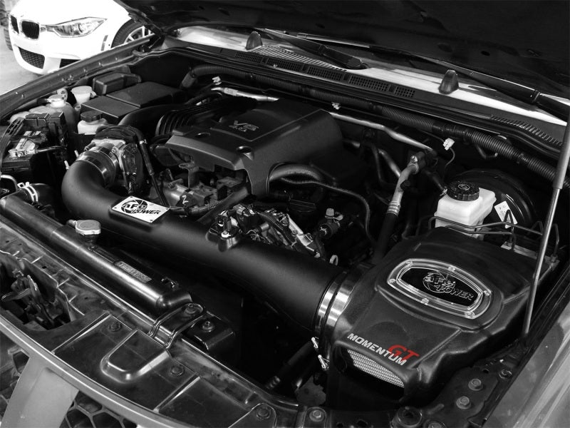 aFe Momentum GT Pro DRY S Cold Air Intake System - Nissan Frontier 05-15 V 51-76102 Photo - Mounted