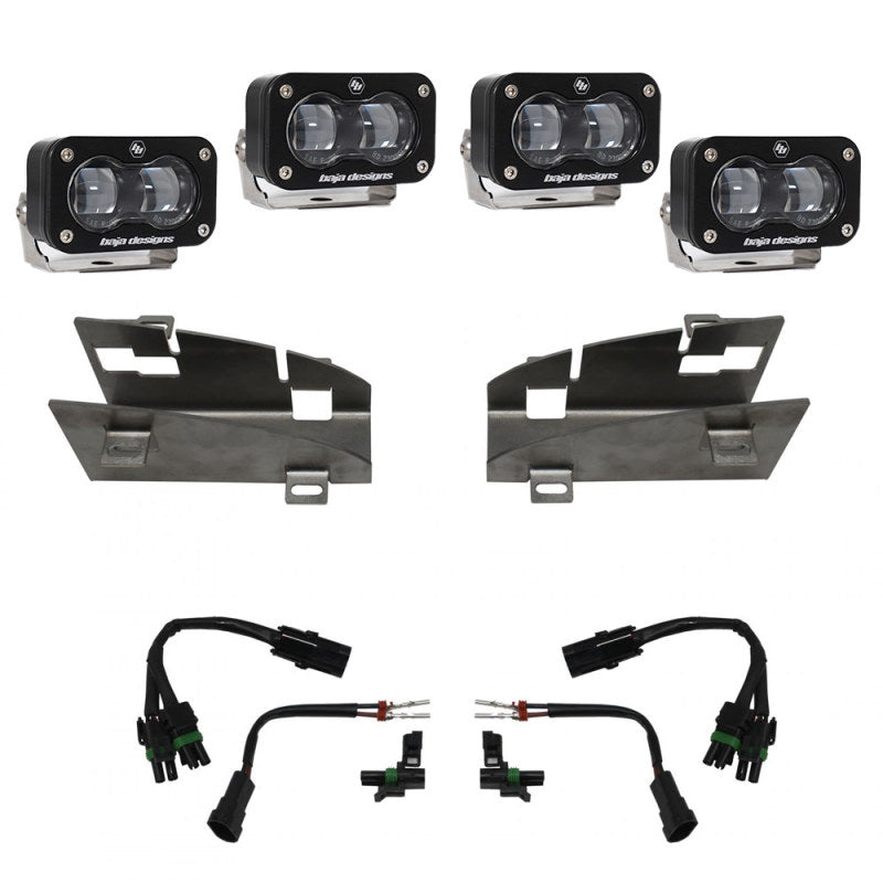 Baja Designs 19-22 Dodge RAM 1500 Rebel / 21-22 1500 TRX S2 SAE Dual Fog Pocket Light Kit - Clear 448164 448164 User 1
