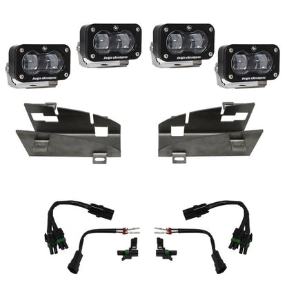 Baja Designs 19-22 Dodge RAM 1500 Rebel / 21-22 1500 TRX S2 SAE Dual Fog Pocket Light Kit - Clear 448164 448164 User 1