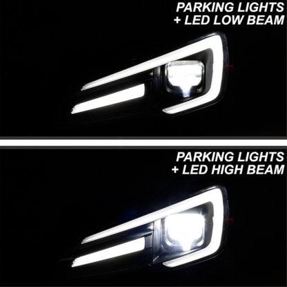Spyder Subaru Impreza WRX 15-20 Halogen High-Power LED Headlights- Black PRO-YD-SWRX15HALAP-SBSEQ-BK 5088093 5088093 User 1