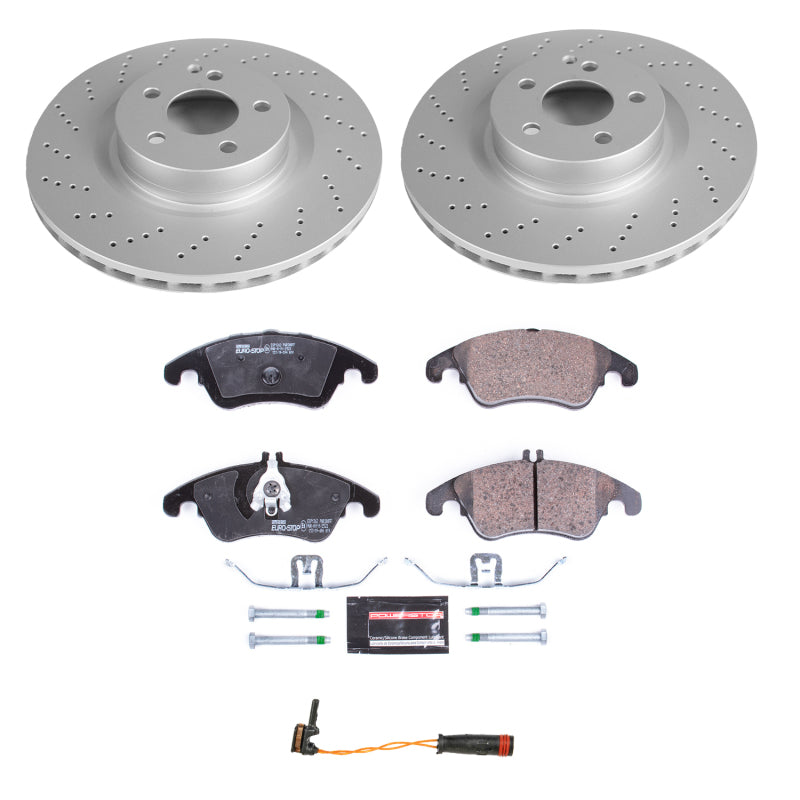 PowerStop Power Stop 12-15 Mercedes-Benz C250 Front Euro-Stop Brake Kit ESK6207 ESK6207 Photo - Primary