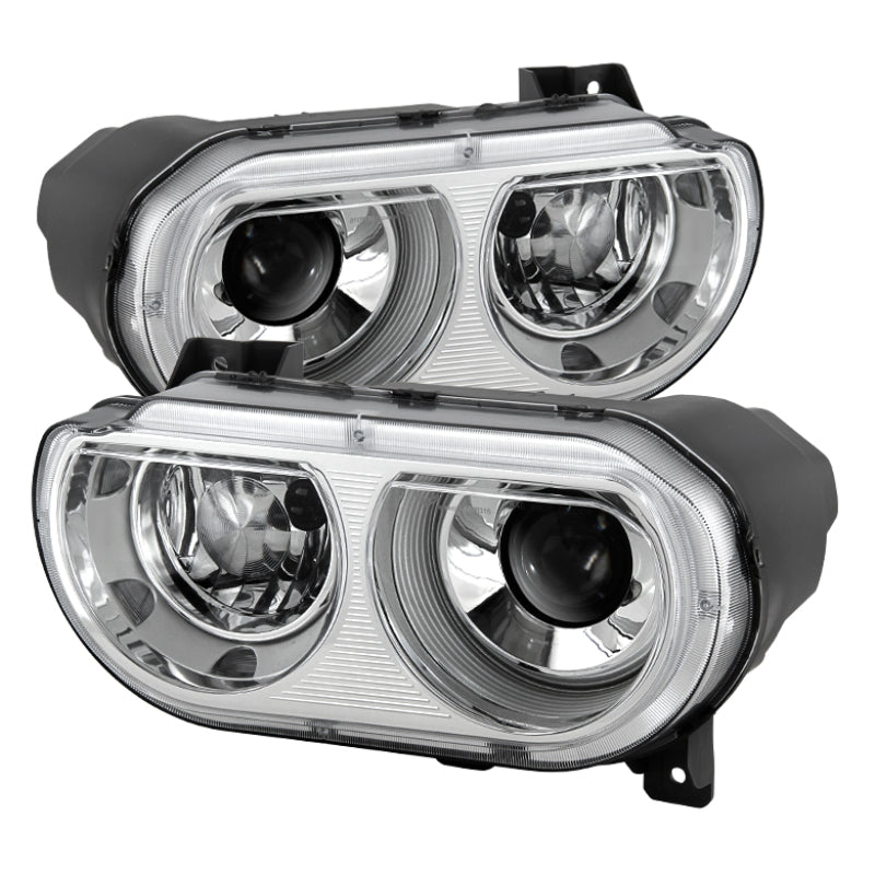 SPYDER Xtune Dodge Challenger 08-14 Xenon Hid Model Only Projector Headlamps Chrome HD-JH-DCHAL08-HID-C 9027284 9027284 Photo - Primary