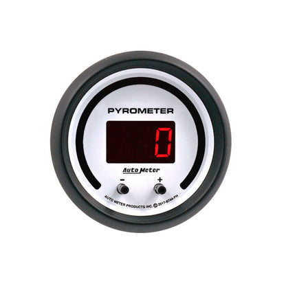 Autometer 52.4mm White Two Channel 0-2000 Degree Pyrometer (EGT) Phantom Elite Digital Gauge 6744-PH 6744-PH User 2