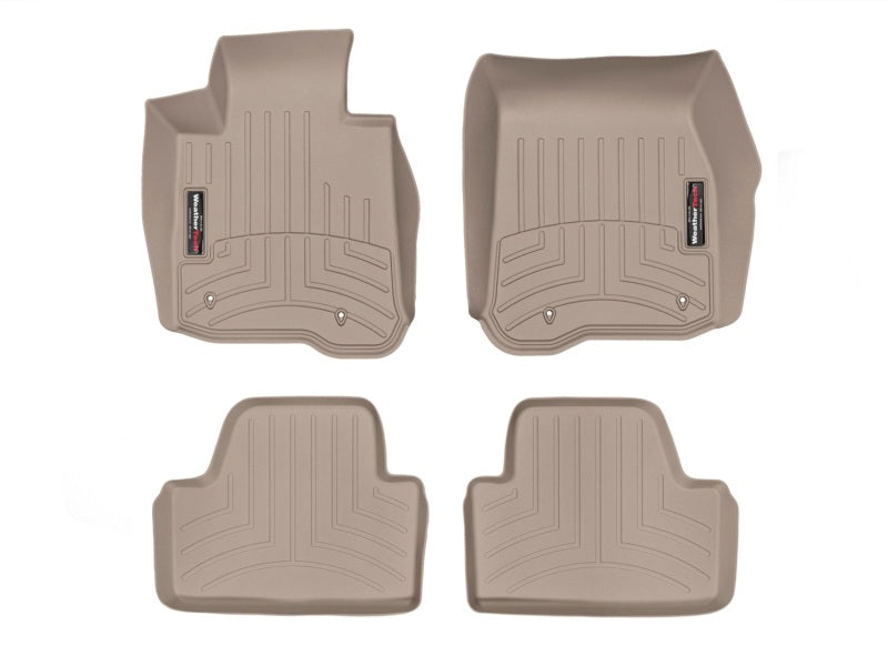 WeatherTech WT FloorLiner - Front - Tan Floor Mats Floor Mats - Rubber main image