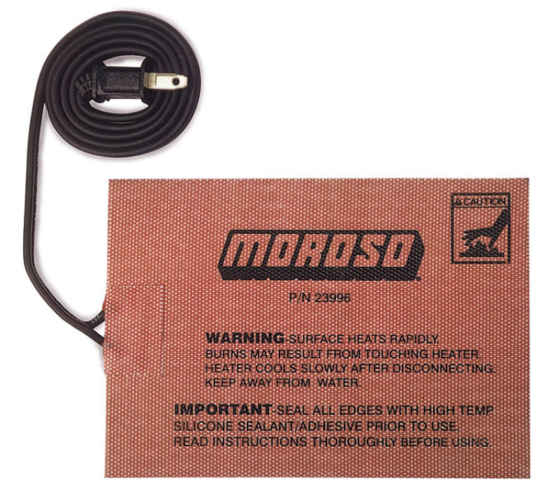 Moroso Oil System Accessories External Heating Pad 5" x 7" 23996 Photo - Primary