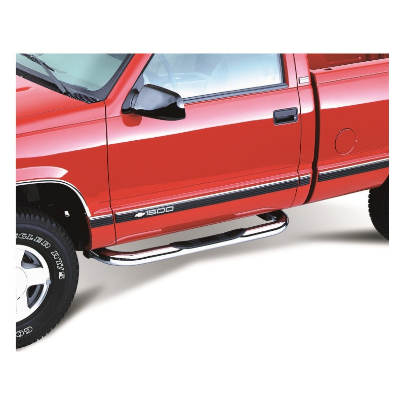 Westin 1999-2013 Chevy Silverado 1500 Reg Cab Signature 3 Nerf Step Bars - Chrome 25-1400 25-1400 Photo - Mounted