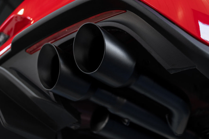 MBRP 18-  Mustang 5.0L 3in Ca t Back Exhaust Quad Dual MBRS7207BLK S7207BLK Photo - Close Up
