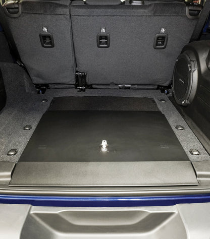Tuffy Products Tuffy 2019+ Jeep Wrangler 4Door Cubby Cover W/ Combo Lock 358-01-A 358-01-A Photo - Mounted