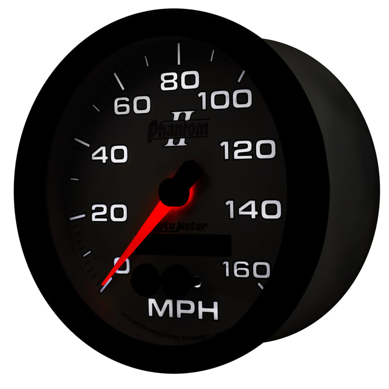 Autometer Phantom II 5in 0-140MPH In-Dash Electronic GPS Programmable Speedometer 7581 7581 User 3