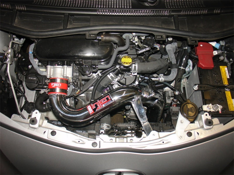 Injen 12 Scion iQ 1.3L 4cyl Black Cold Air Intake W/ MR Technology SP2120BLK Photo - Mounted